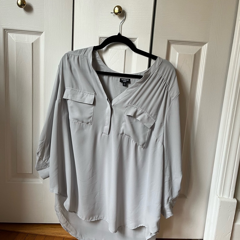 Gray Women's Top